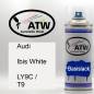 Preview: Audi, Ibis White, LY9C / T9: 400ml Sprühdose, von ATW Autoteile West.